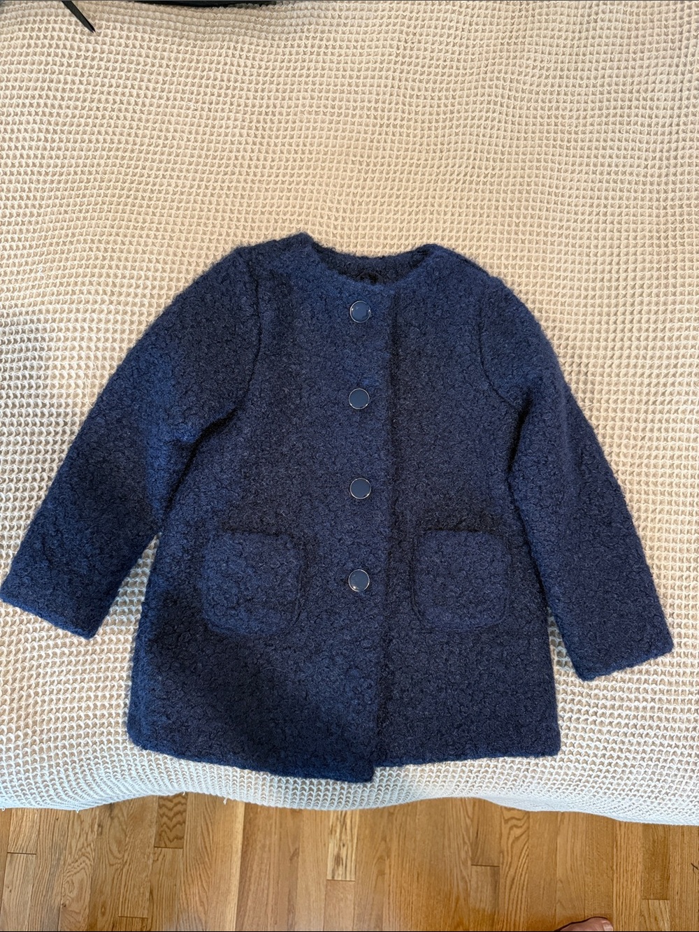 Toddler Girls Navy Jacket